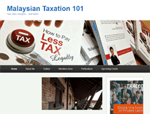 Tablet Screenshot of malaysiantaxation101.com